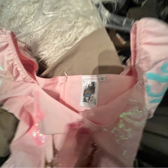 Queen of Sparkles light pink Bride dress size small - Picture 3 of 6